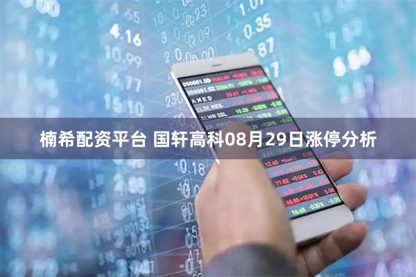 楠希配资平台 国轩高科08月29日涨停分析